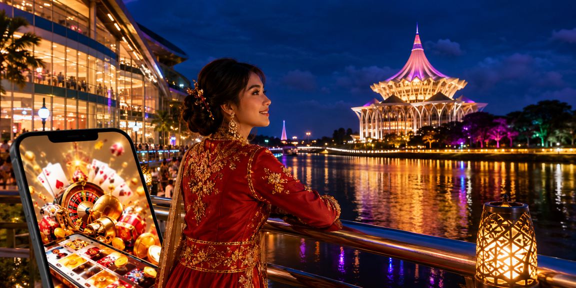 Pengguna imaju88 di Kuching log masuk ke platform kasino mudah alih semasa perayaan Hari Raya
